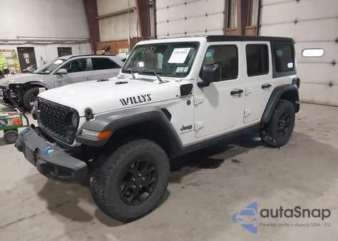 2024 Jeep Wrangler 4Xe Willys 4Xe from USA, damaged, VIN 1C4RJXN63RW145246